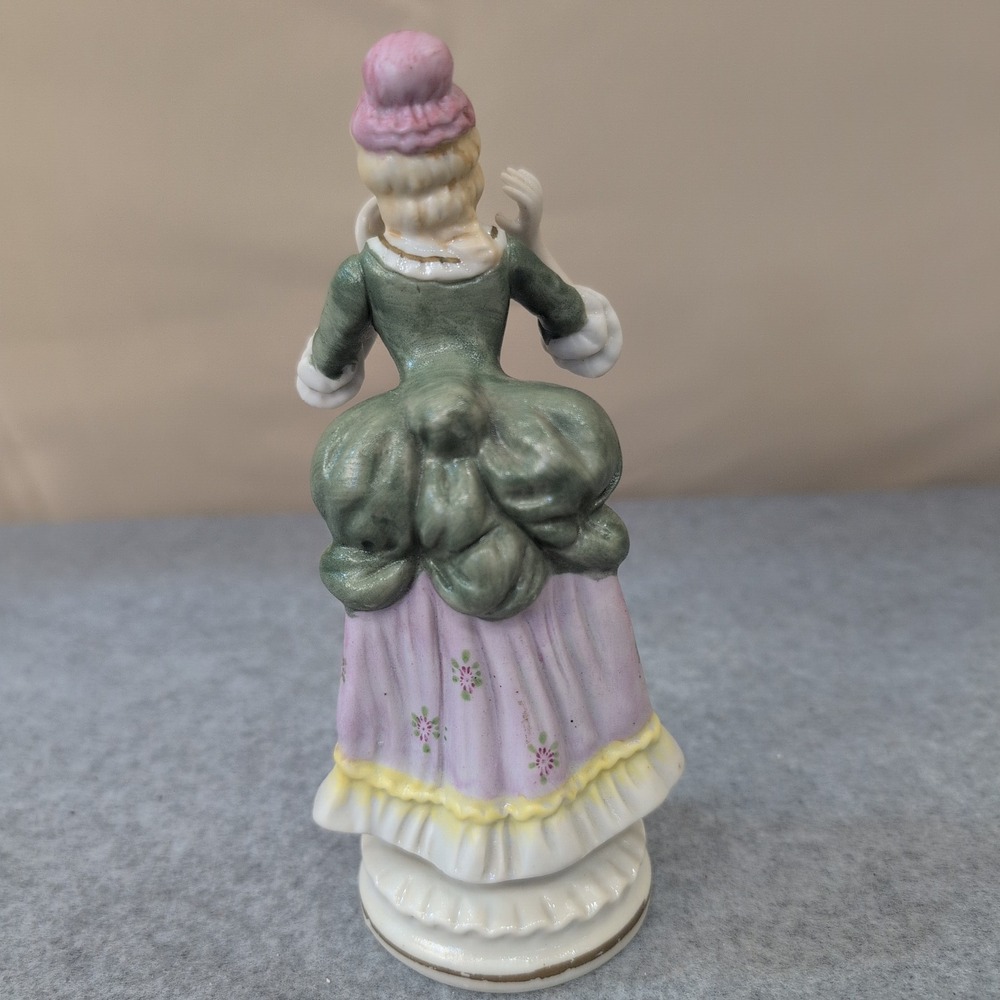 VTG Porcelain Figurine Lady Woman Figurine Produced‎ by Hal-sey Fifth Ave. L & M - Picture 4 of 6
